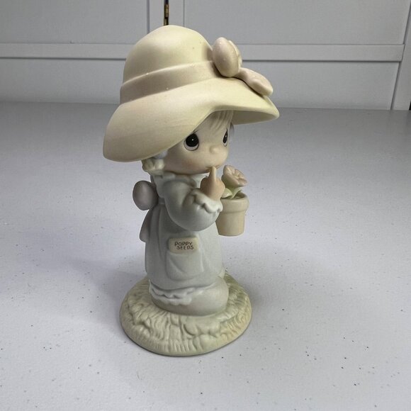 Precious Moments Happy Birthday Poppy 1987 Collectible Figurine By Enesco - Picture 6 of 10
